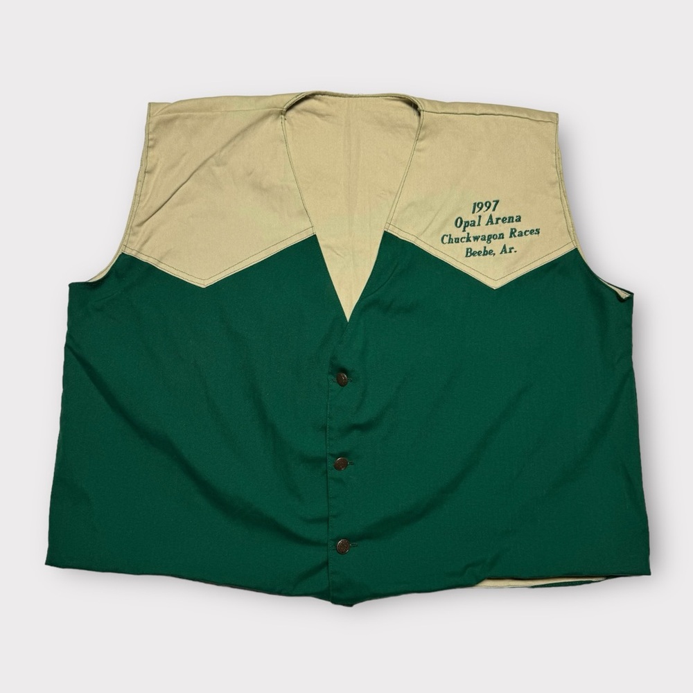 Vintage 90’s Chuckwagon Embroidered Vest
